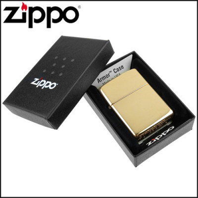 Запальничка Zippo (Зіппо) HIGH POLISH BRASS ARMOR 169