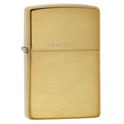 Запальничка Zippo BR FIN SOLID BRASS 204