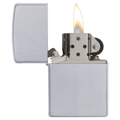 Запальничка Zippo (Зіппо) CLASSIC Satin Chrome 205