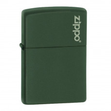 Запальничка Zippo GREEN MATTE w/ZIPPO LOGO 221ZL