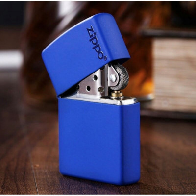 Запальничка Zippo (Зіппо) ROYAL MATTE w/ZIPPO LOGO 229ZL