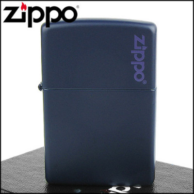 Запальничка Zippo (Зіппо) NAVY MATTE w/ZIPPO LOGO 239ZL