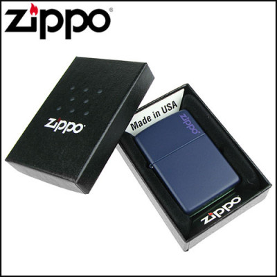 Запальничка Zippo (Зіппо) NAVY MATTE w/ZIPPO LOGO 239ZL