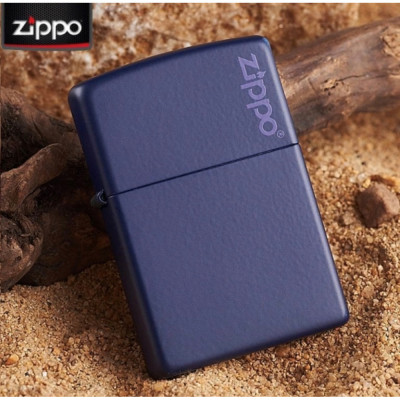 Запальничка Zippo (Зіппо) NAVY MATTE w/ZIPPO LOGO 239ZL