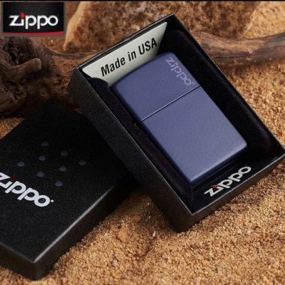 Запальничка Zippo (Зіппо) NAVY MATTE w/ZIPPO LOGO 239ZL