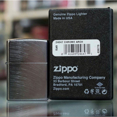 Запальничка Zippo Reg Chrome Arch 24647