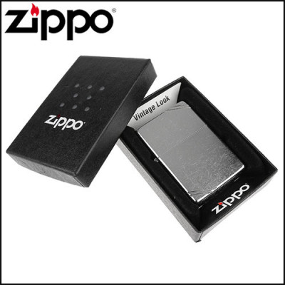 Запальничка Zippo Vintage Street Chrome 267