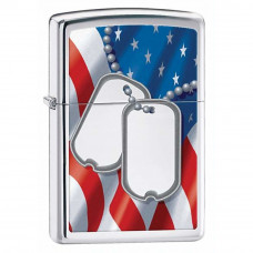 Запальничка Zippo (Зіппо) FLAG & DOG TAG 28291