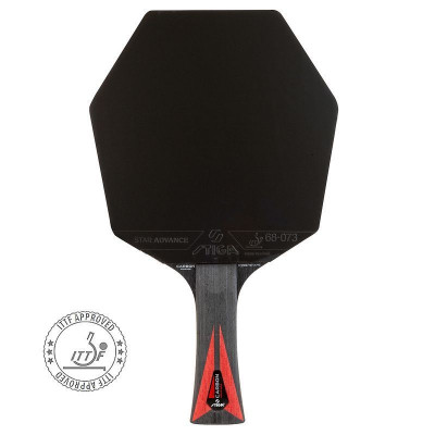 Ракетка для настільного тенісу Stiga Carbon Advance Cybershape FL (1215-1101-35) 932356
