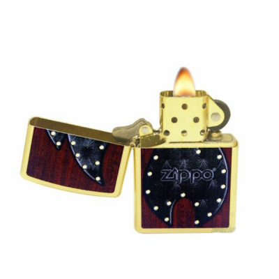 Запальничка Zippo Leather Flame 28832