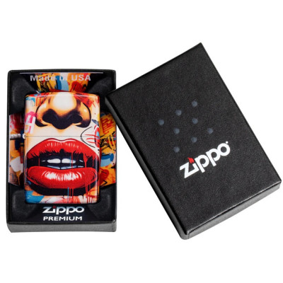 Запальничка Zippo (Зіппо) Street Art Face Design 46257