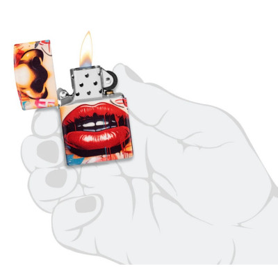 Запальничка Zippo (Зіппо) Street Art Face Design 46257