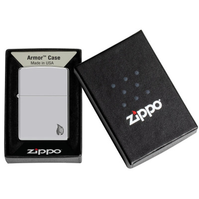 Запальничка Zippo (Зіппо) Armor® Chrome Flame 46396 Запальничка Zippo (Зіппо) Armor® Chrome Flame 46396