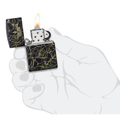 Запальничка Zippo (Зіппо) Queen of Bud Dark Roses 47107
