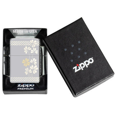 Запальничка Zippo (Зіппо) Clover Design 48586