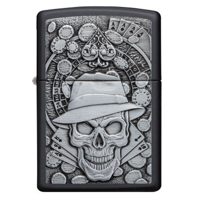 Запальничка Zippo Gambling Skull 49183