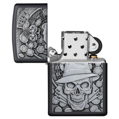 Запальничка Zippo Gambling Skull 49183