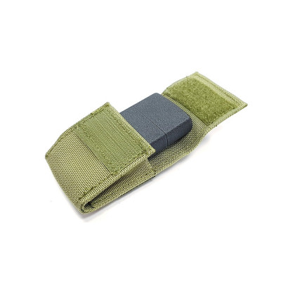 Запальничка Zippo із тактичним чохлом Blk Crackle Tactical Pouch Green 49400