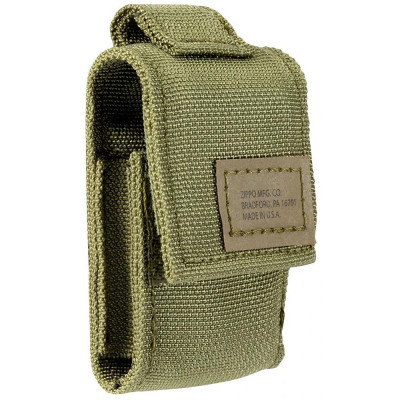 Запальничка Zippo із тактичним чохлом Blk Crackle Tactical Pouch Green 49400