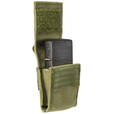 Запальничка Zippo із тактичним чохлом Blk Crackle Tactical Pouch Green 49400