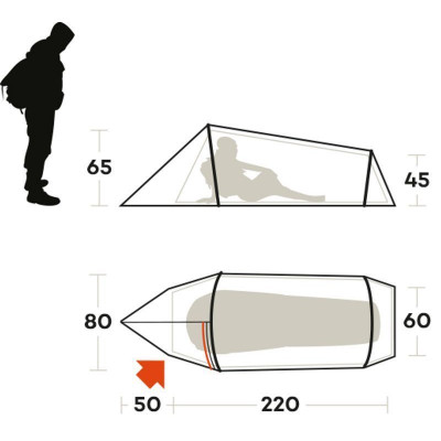 Намет одномісний Ferrino Sling 1 Blue (99122NBB) 929754