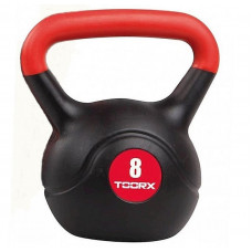 Гиря вінілова Toorx PVC 8 кг Black/Orange (KRP-8) (931127)