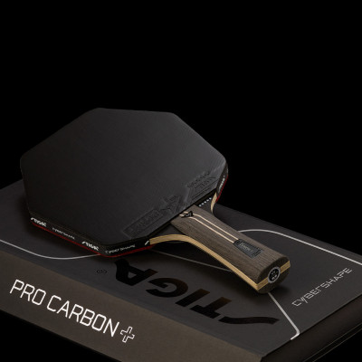 Ракетка для настільного тенісу Stiga Pro Carbon Plus Cybershape 5 Star FL (1215-0401-35) 931184