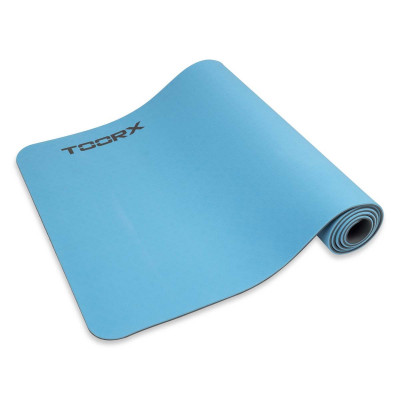 Килимок спортивний Toorx Yoga Professional TPE 183 х 60 х 0,6 см для йоги та фітнесу Azzurro/Antracite (MAT-183) (931141)