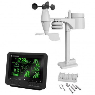 Метеостанція Bresser Weather Center 5-in-1 256 colour Professional Black (7002520CM3000) (925525)