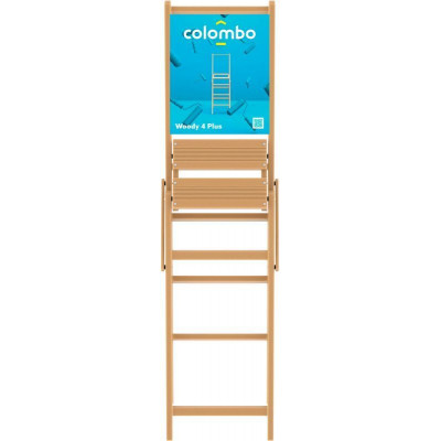 Драбина Colombo Woody Plus 4 щаблі (S130LL4W) (930887)
