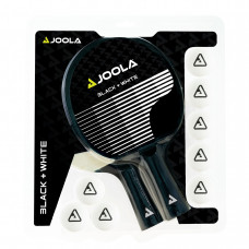 Набір для настільного тенісу Joola Black White 2 Bats 8 Balls (54817) (930799)