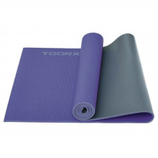 Килимок спортивний Toorx Yoga PVC 173 х 60 х 0,6 см для йоги та фітнесу Viola/Antracite (MAT-177) (931139)