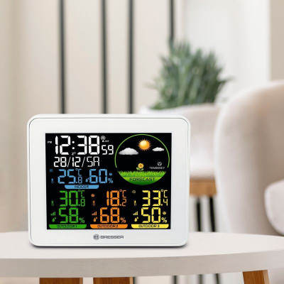 Метеостанція Bresser Colour Weather Station with 3 Sensors (9600028/13452) 932127 Метеостанція Bresser Colour Weather Station with 3 Sensors (9600028/13452) 932127