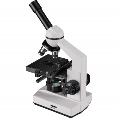 Мікроскоп Bresser Erudit Basic Mono 40x-400x з адаптером для смартфона + кейс (5102100) (922745)