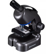 Мікроскоп Bresser Junior CM-04 100x-900x Black з набором для дослідів і адаптером для смартфона (14951) (931504)