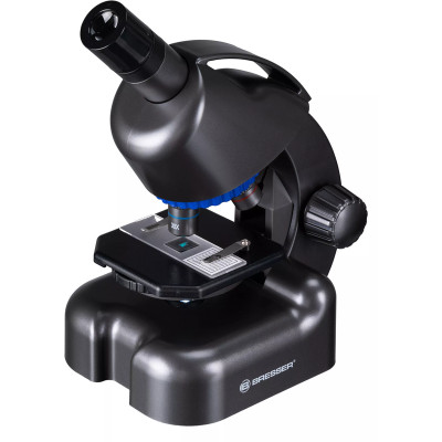 Мікроскоп Bresser Junior CM-04 100x-900x Black з набором для дослідів і адаптером для смартфона (14951) (931504)