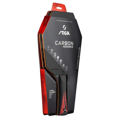Ракетка для настільного тенісу Stiga Carbon Advance Cybershape FL (1215-1101-35) 932356