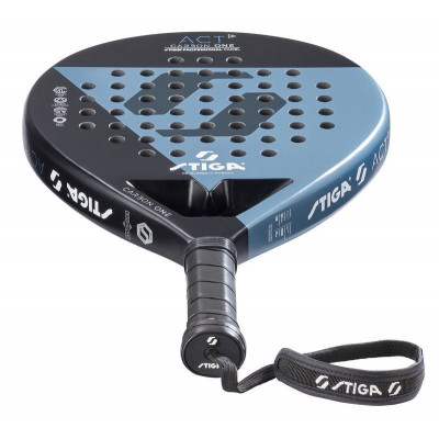 Ракетка для падел тенісу Stiga Racket ACT Black/Blue (2202-0916-01) 931517
