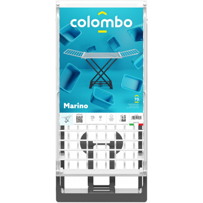 Сушарка для білизни підлогова Colombo Marino White/Grey (ST987B) (930502)