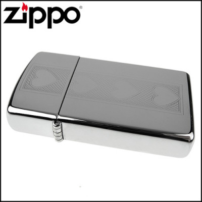 Запальничка Zippo вузька HEART 28476