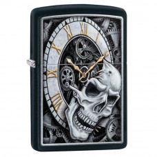 Запальничка Zippo Skull Clock Design 29854