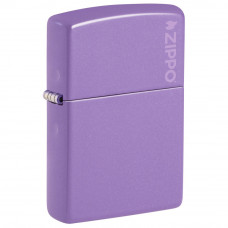 Запальничка Zippo (Зіппо) Smoky Lavender Zippo Logo 46681 ZL