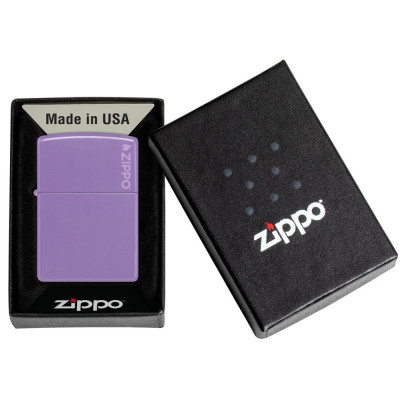 Запальничка Zippo (Зіппо) Smoky Lavender Zippo Logo 46681 ZL