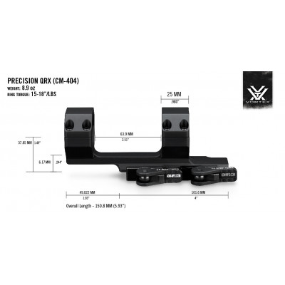 Кріплення Vortex Precision QR Cantilever 30mm 2" offset (CM-404) 930349