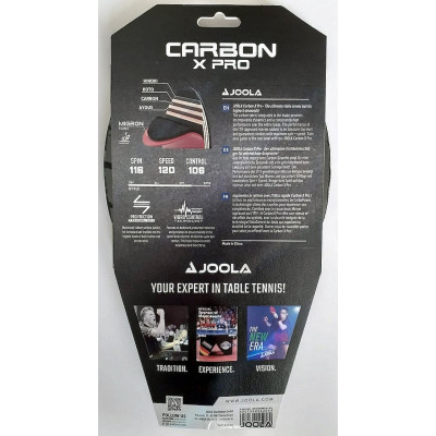 Ракетка для настільного тенісу Joola Carbon X Pro (54206) 930758
