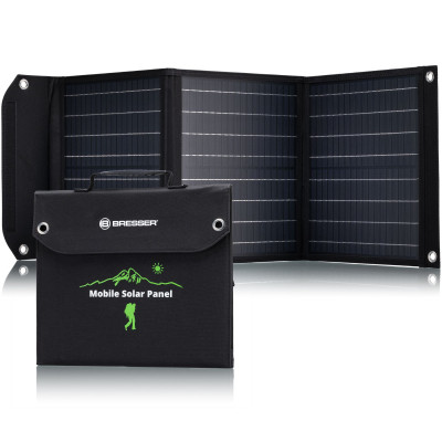 Портативний зарядний пристрій сонячна панель Bresser Mobile Solar Charger 40 Watt USB DC (3810040) (930149)