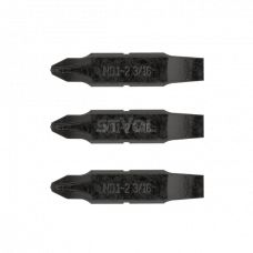 Набір Leatherman з трьох двосторонніх біт: викрутка №1-№2 хрестова PHILLIPS та плоска 3/16 (931024)