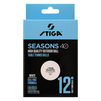М'ячі для настільного тенісу Stiga Seasons, White 12 шт (1110-2810-12) (931162)