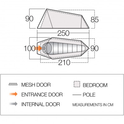 Намет Vango Soul 100 Treetops (TERSOUL T15077) (926352)