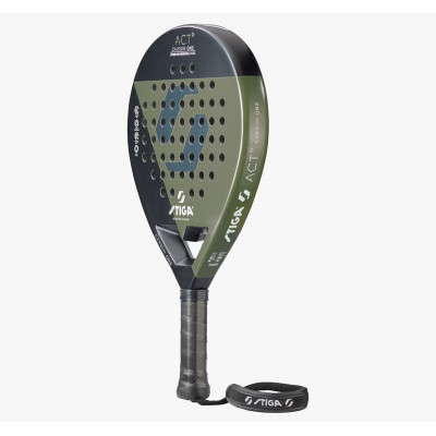 Ракетка для падел тенісу Stiga Racket ACT Black/Olive Green (2202-0919-01) 931518